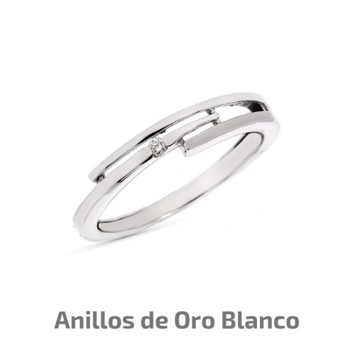 Anillos de Oro Blanco